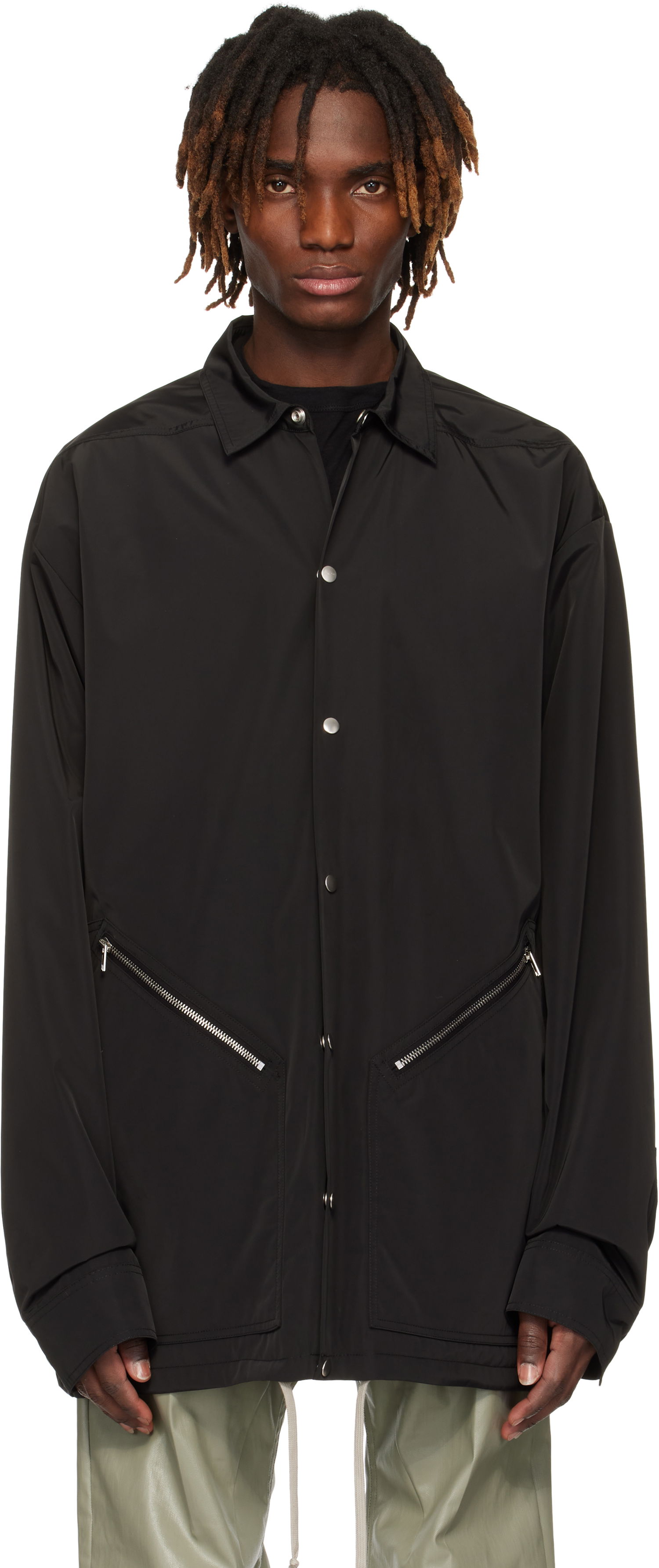 Ветровка Rick Owens Rick Owens Hollywood Membrane Tour Jacket Черно | RU01E5779 MB, 0