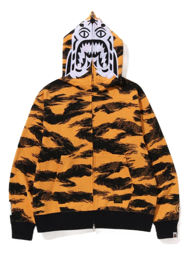 Суитчър BAPE Tiger Camo Tiger Relaxed Fit Full Zip Hoodie Оранжево
 | 1I70-115-001