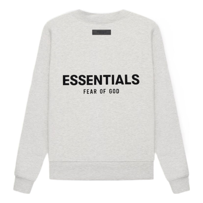 Суитчър Fear of God Essentials Crewneck Sweatshirt Сиво | FOG-SS22-416
