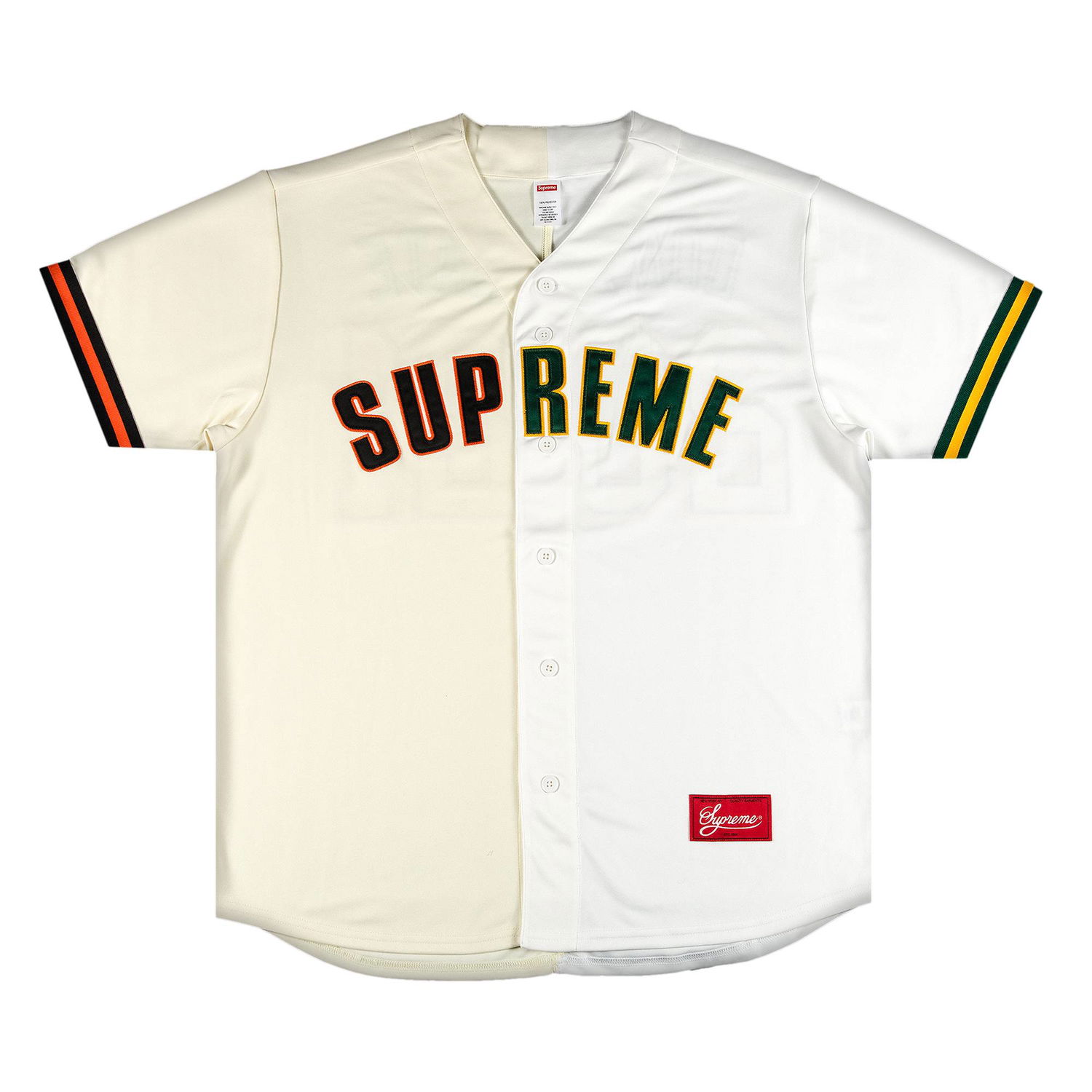 Фланелка Supreme Don't Hate Baseball Jersey Бежово | SS21KN11 NATURAL, 1
