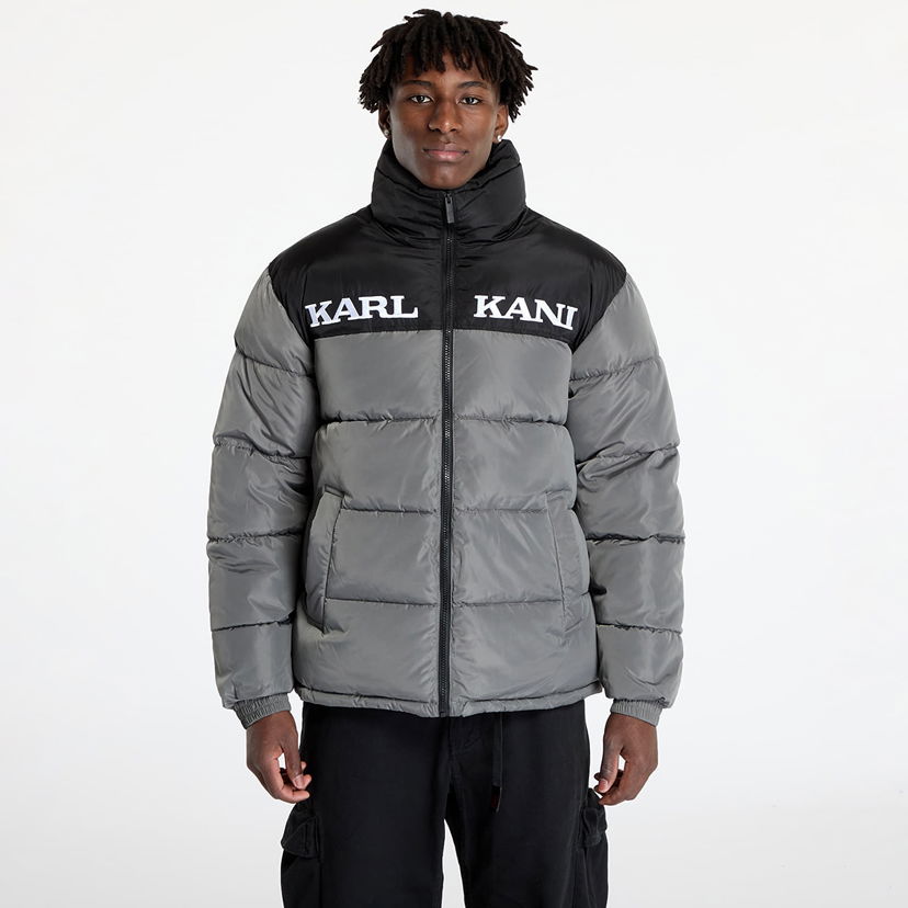 Пухо яке Karl Kani Jacket Retro Essential Puffer Jacket Anthracite S Сиво | 60760013