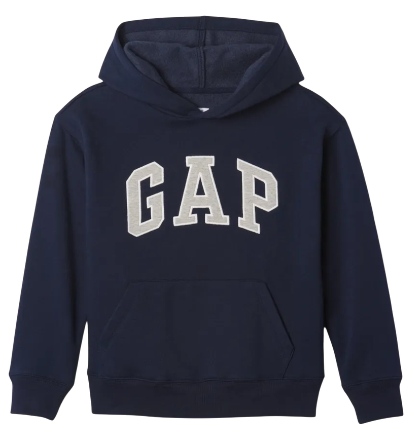 Суитчър GAP Heritage Logo Pullover Hoodie Тъмно синьо | 645418-00