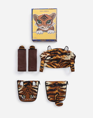 Чанта за пътуване Dolce & Gabbana Dolce & Gabbana Tiger Baby Carrier Cover Кафяво | LCJA09G7QUAS9000, 0