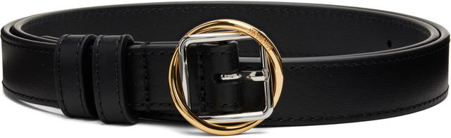 La Croisière 'The Salon' Leather Double-Ring Buckle Belt
