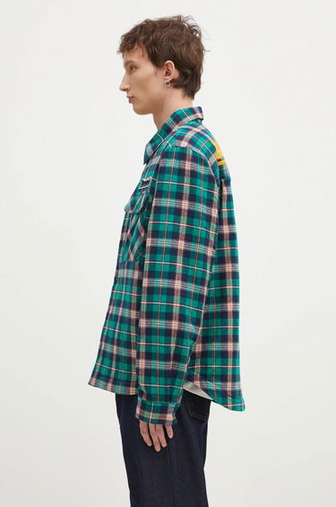 Риза BILLIONAIRE BOYS CLUB Billionaire Boys Club Padded Check Overshirt Зелено | B24430, 1