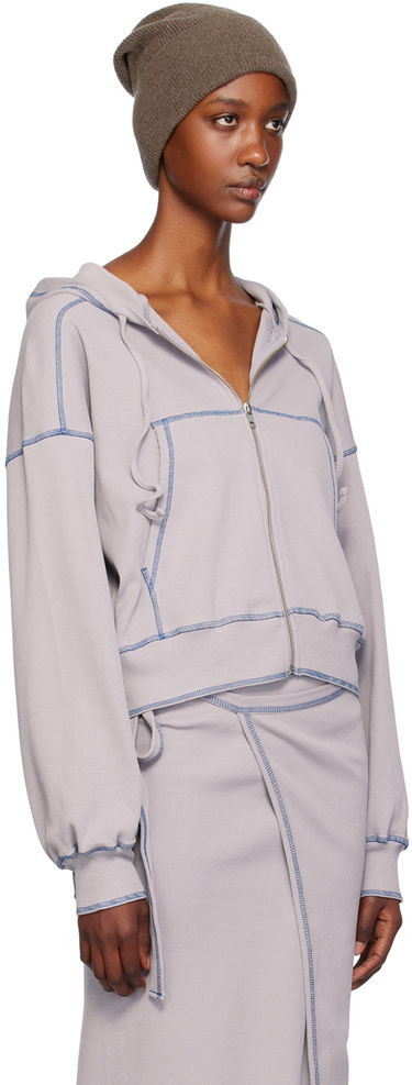 Суитчър Baserange Way Zip-Up Hoodie Лилаво | FWAH-CH-WI24, 1
