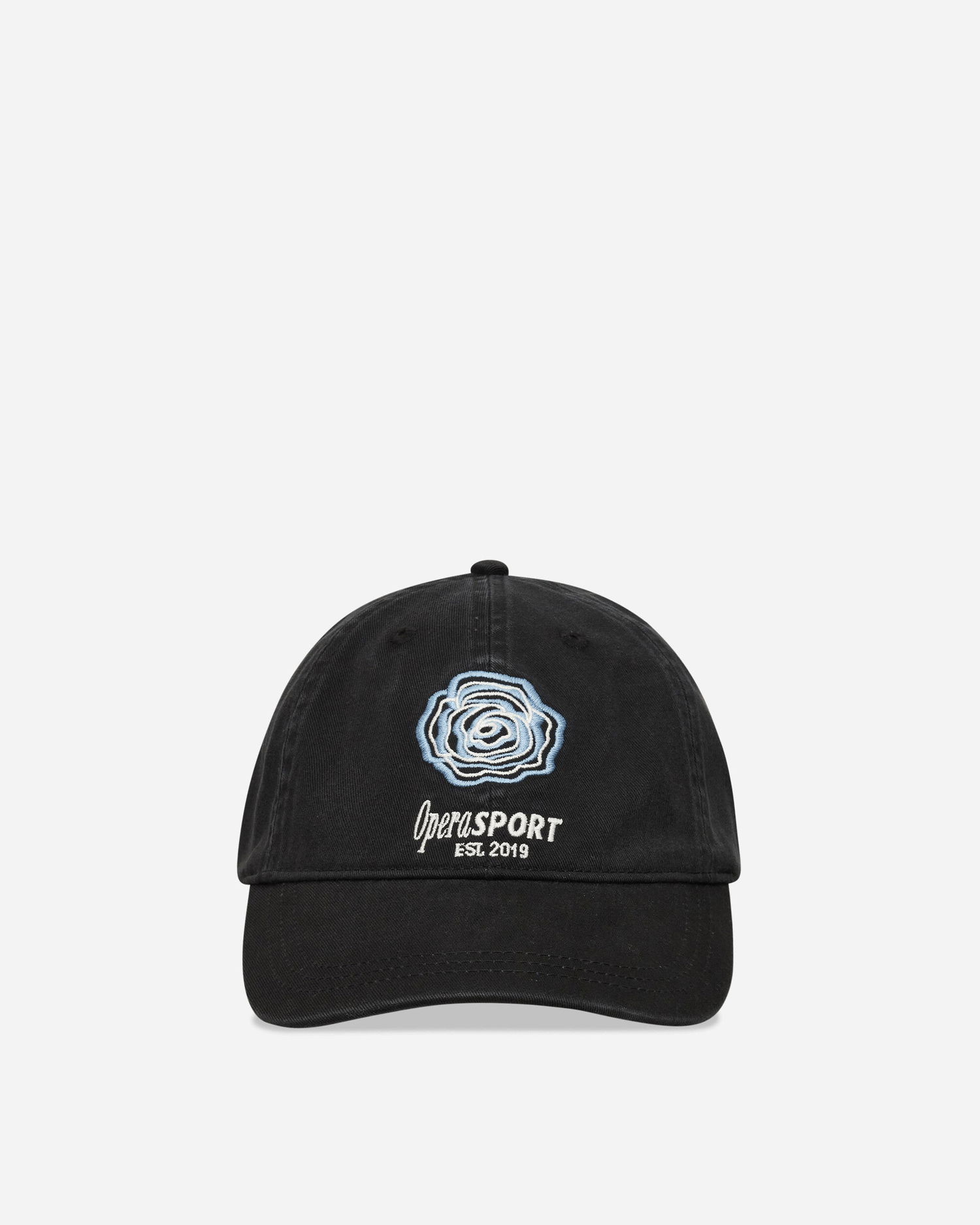 Шапка с козирка OpéraSPORT David Embroidered Rose Cap Черно | K55FW25  4, 1