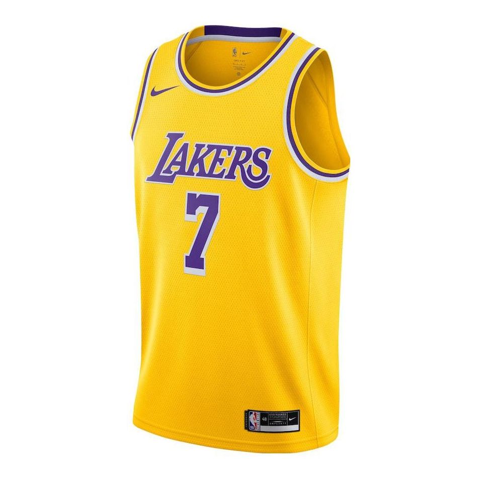 Фланелка Nike NBA LA Lakers Carmelo Anthony 7 Jersey Жълто | CW3669-742, 0