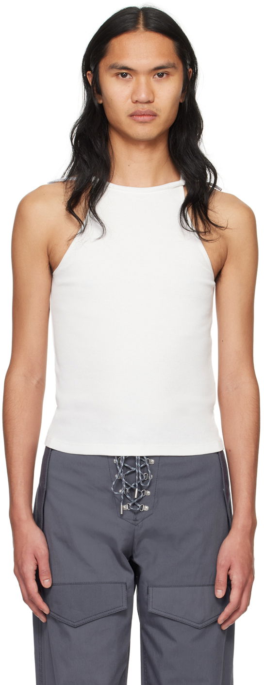 Потник Dion Lee Slim-Fit Tank Top Бяло | C3166PS24, 0