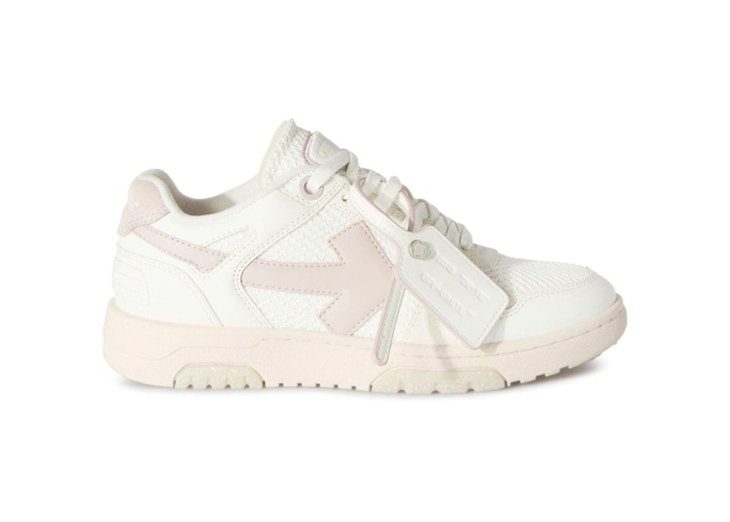 Кецове и обувки Off-White Out Of Office OOO Low Tops White Lilac Purple W Бяло | OWIA276S24LEA0010136, 0