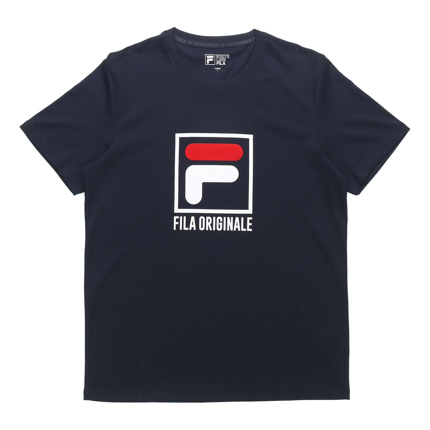 Тениска FILA Alphabet Logo Print Casual T-Shirt Синьо | F51M128124F-NV, 0