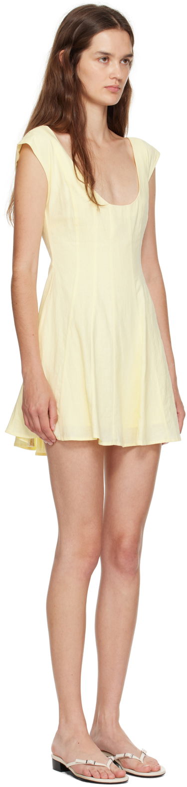 Pокля GUIZIO Guizio Leila Mini Dress Жълто | P25401W085, 1
