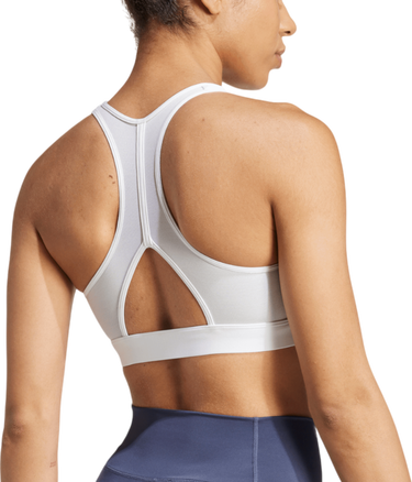 Сутиен adidas Originals Powerreact Medium-Support Sports Bra Бяло | je3771, 1