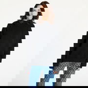 Textured Loose Sweater Black