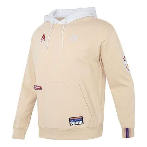Суитчър Puma Team Badge Graphic Hoodie Бежово | 677377-67