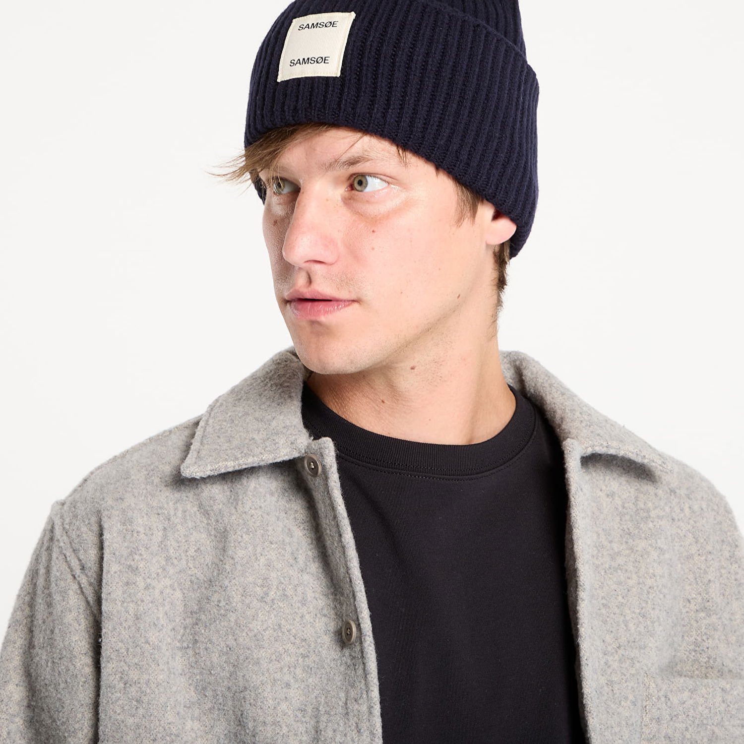 Яке Samsoe Samsoe Samsøe Samsøe Sadamon Overshirt Сиво | M25300027_170205TCX, 1