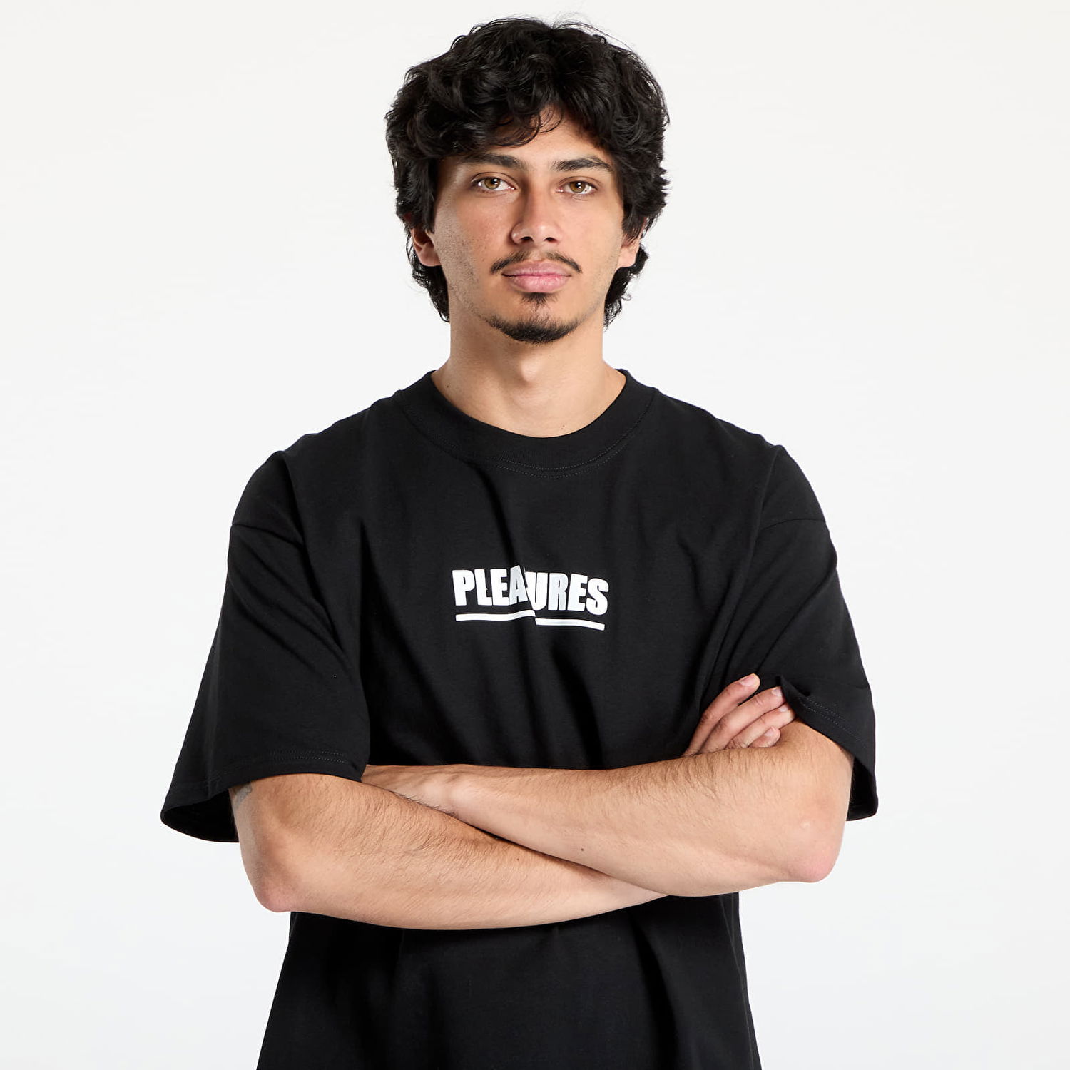 Тениска Pleasures PLEASURES Scripture T-Shirt Черно | P25SU050 BLACK, 1