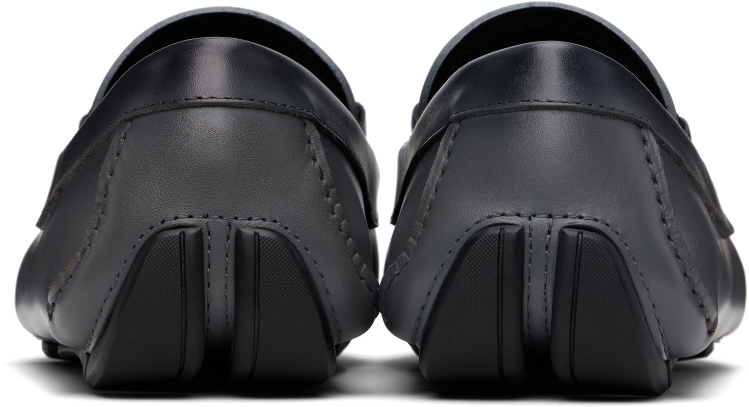 Кецове и обувки FERRAGAMO Salvatore Ferragamo Gancini Ornament Driver Loafers Сиво | 778797, 1