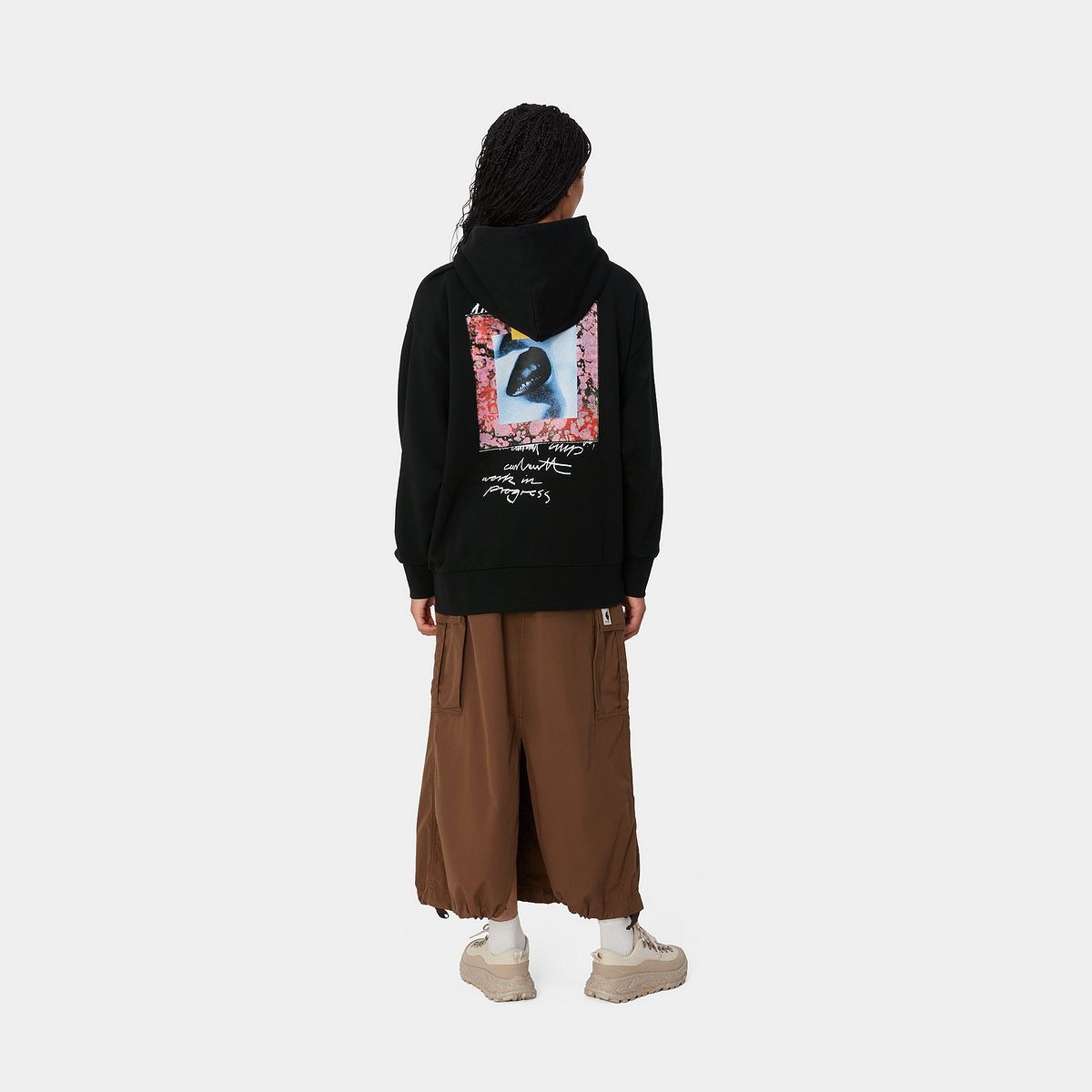 Суитчър Carhartt WIP Hooded Lips Graphic Sweatshirt Черно | I033688_8, 1