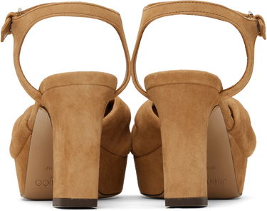 Аксесоари Jimmy Choo Jimmy Choo Heloise 80 Suede Heeled Sandals Кафяво | HELOISE 80, 1