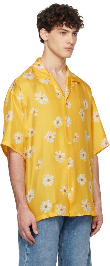 Риза Moschino Moschino Allover Daisy Print Shirt Жълто | 251ZZA022602611024, 1