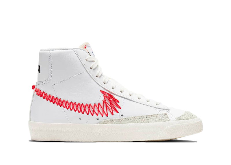 Кецове и обувки Nike Blazer Mid 77 Vintage Zig Zag Бяло | DJ2008-161, 0