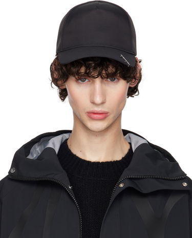 Шапка с козирка HELIOT EMIL Haploid Logo-Appliquéd Shell Baseball Cap Черно | HE_16_96_BLK01, 0