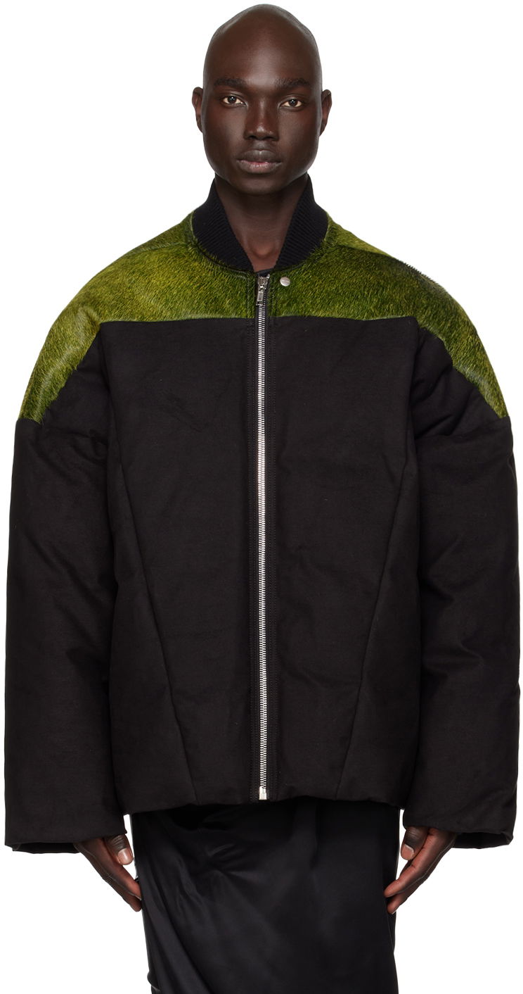 Яке Rick Owens Flight Leather Down Jacket Черно | RR02C7708 LHCMO3, 0