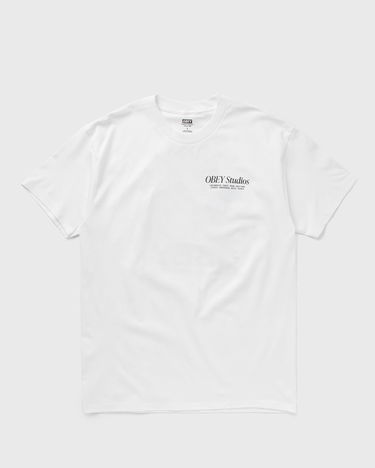 Тениска OBEY Studios Tee Бяло | 165263772-WHT, 0