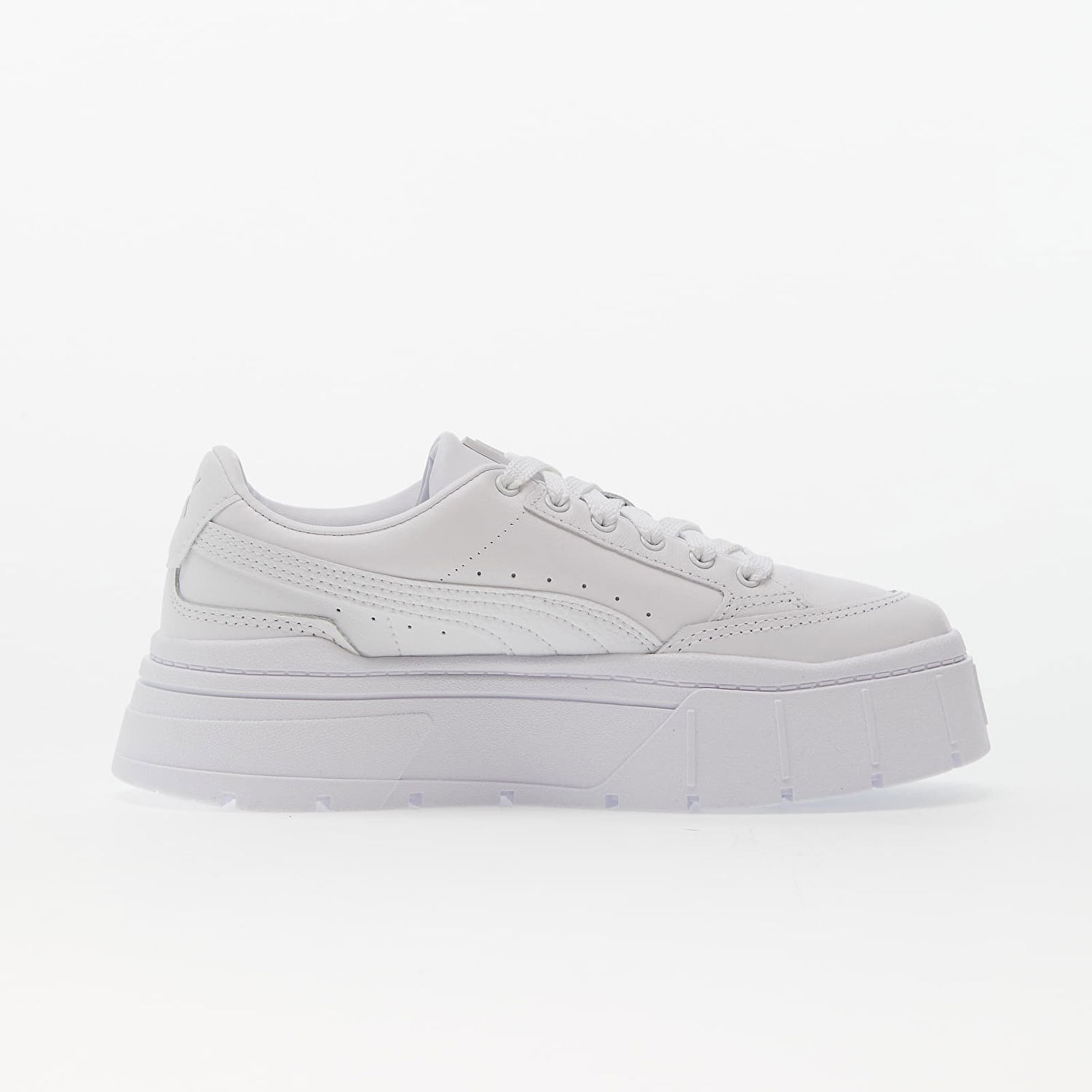 Кецове и обувки Puma Mayze Stack Leather W Бяло | 38441201, 1