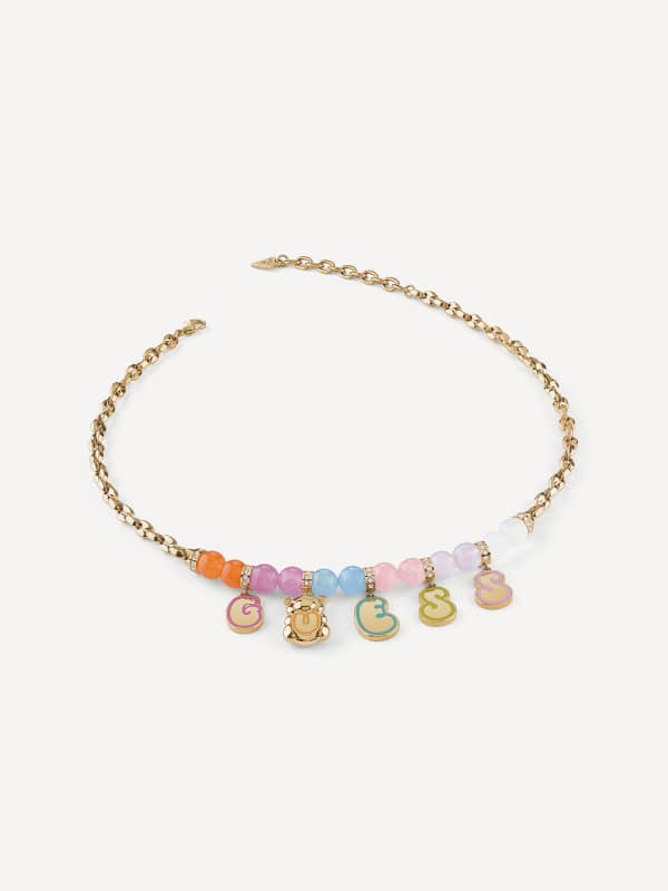Бижута GUESS “Rock Candy” Necklace Бежово | JUBN04166JW, 0