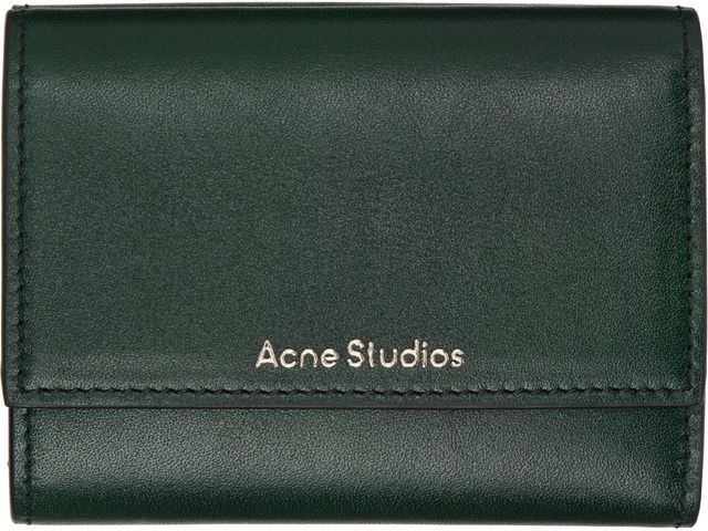 Acne Studios Trifold Leather Wallet