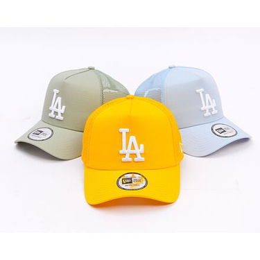 Шапка с козирка New Era New Era MLB Essential 9FORTY Trucker LA Dodgers Cap One Size (56-59 cm) Жълто | 60595189, 3
