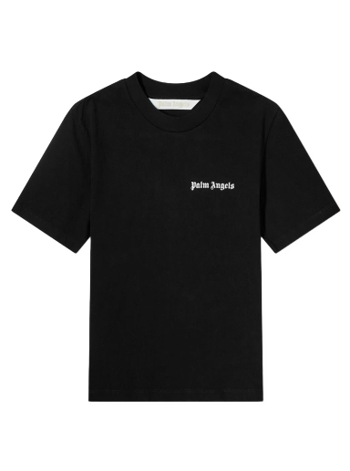 Тениска Palm Angels Classic Logo Fitted Tee Черно | PWAA044S22JER0031001
