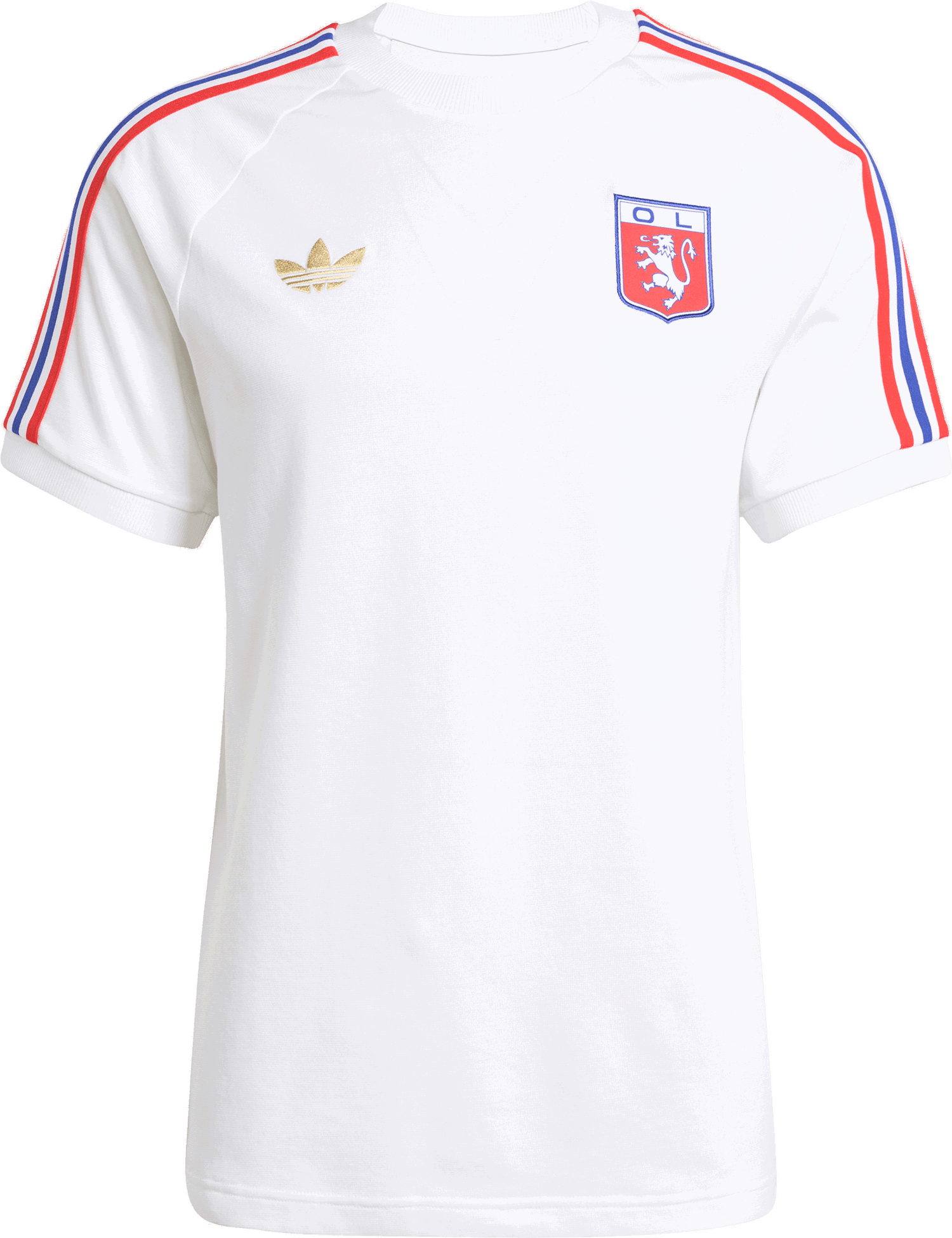 Тениска adidas Originals Olympique Lyon 75 T-Shirt Бяло | jl8080, 0