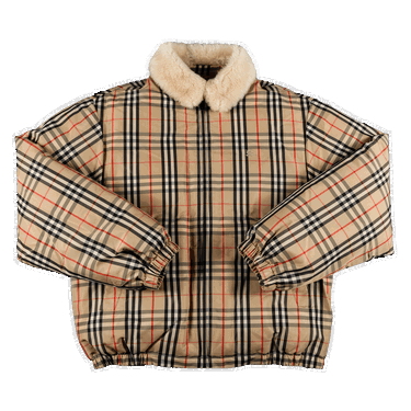 Яке Supreme Burberry x Shearling Collar Down Puffer Jacket Бежово | SS22J33 BEIGE, 0