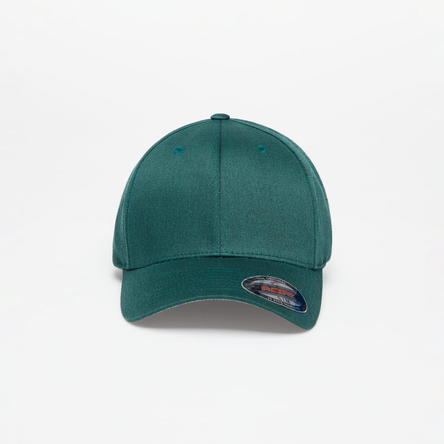 Шапка с козирка Urban Classics Flexfit Wooly Combed Cap Зелено | 6277-00483, 0