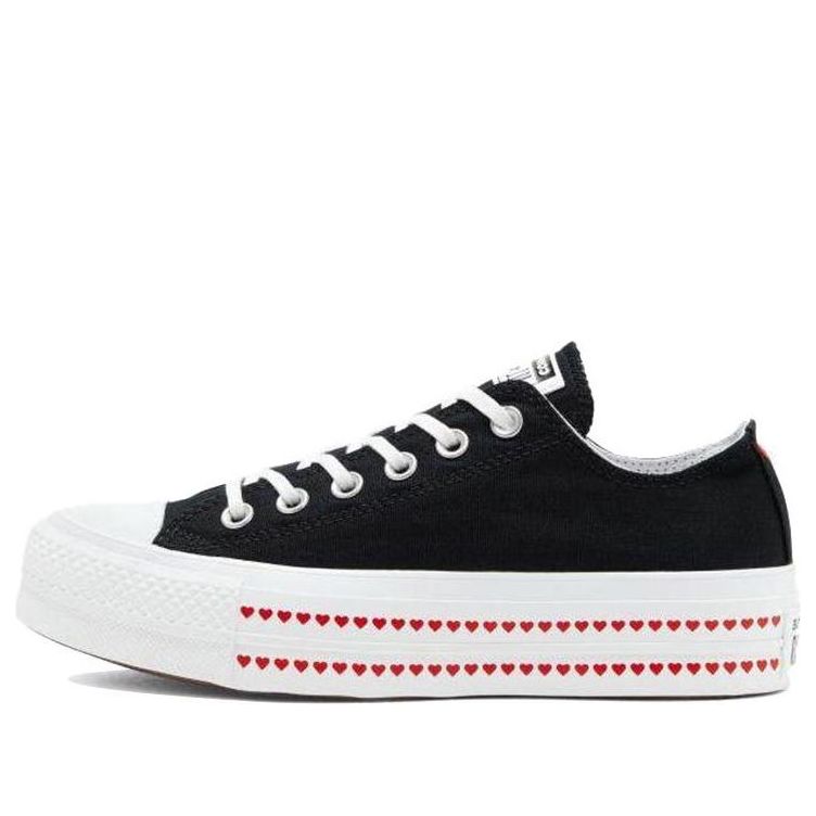 Кецове и обувки Converse Chuck Taylor All Star Lift Low 'Love Fearlessly' Черно | 567158C, 0