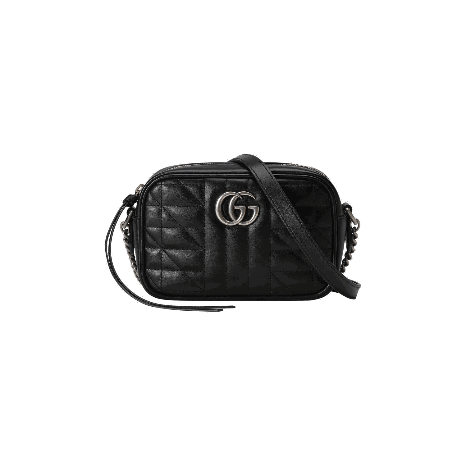 Чанта през рамо Gucci GG Marmont Mini Shoulder Bag Черно | 634936 UM8BN 1000, 0