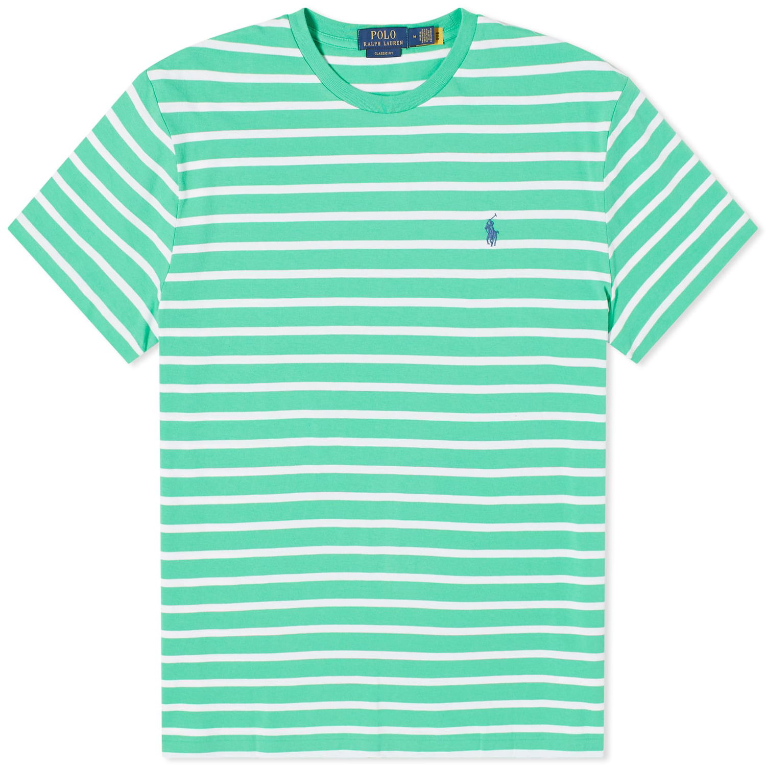 Тениска Polo by Ralph Lauren Stripe T-Shirt Kelly Green/White Зелено | 710934662005, 0