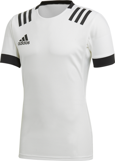 Фланелка adidas Originals 3-Stripes Rugby Jersey Бяло | dy8505, 0