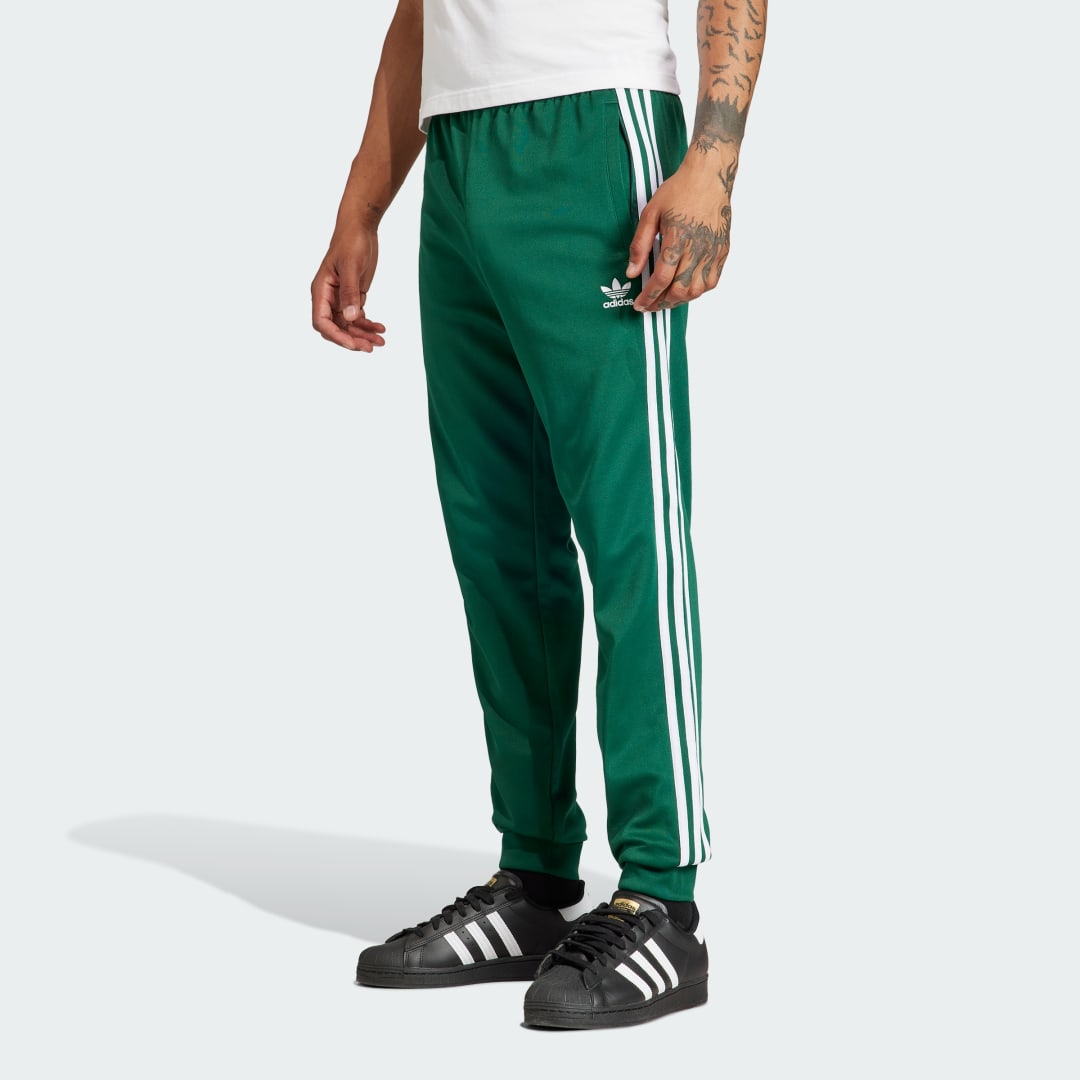 Спортни панталони adidas Originals Adicolor Classics SST Track Pant Зелено | IR9886, 1