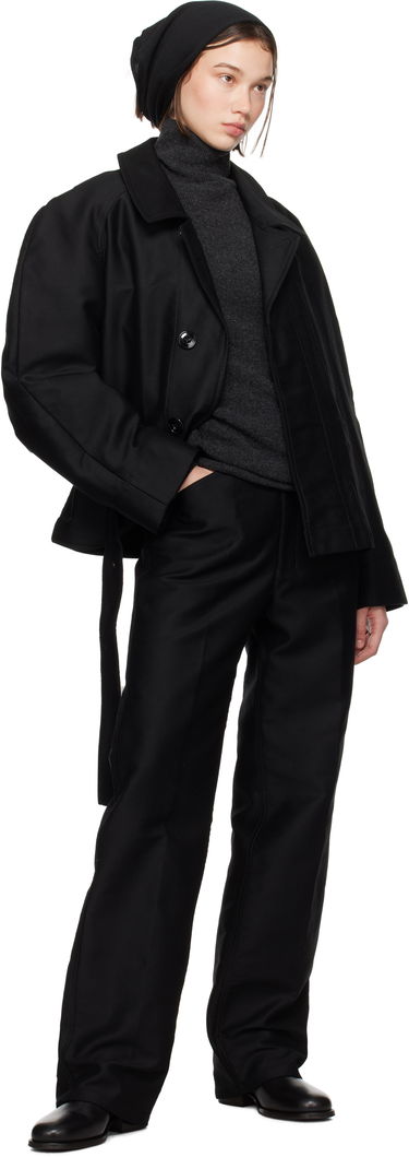 Панталони LEMAIRE Lemaire Straight Trousers Черно | PA1119 LF1300, 3