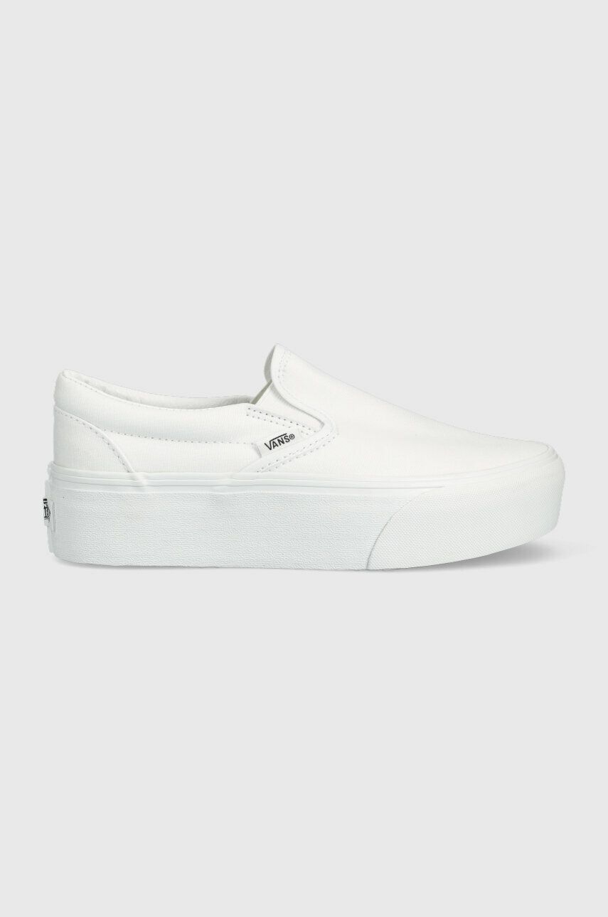 Кецове и обувки Vans Classic Slip-On Бяло | VN0A7Q5RW001, 0
