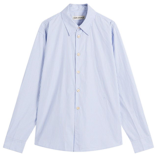 Beyond Shirt Typewriter Stripe Poplin