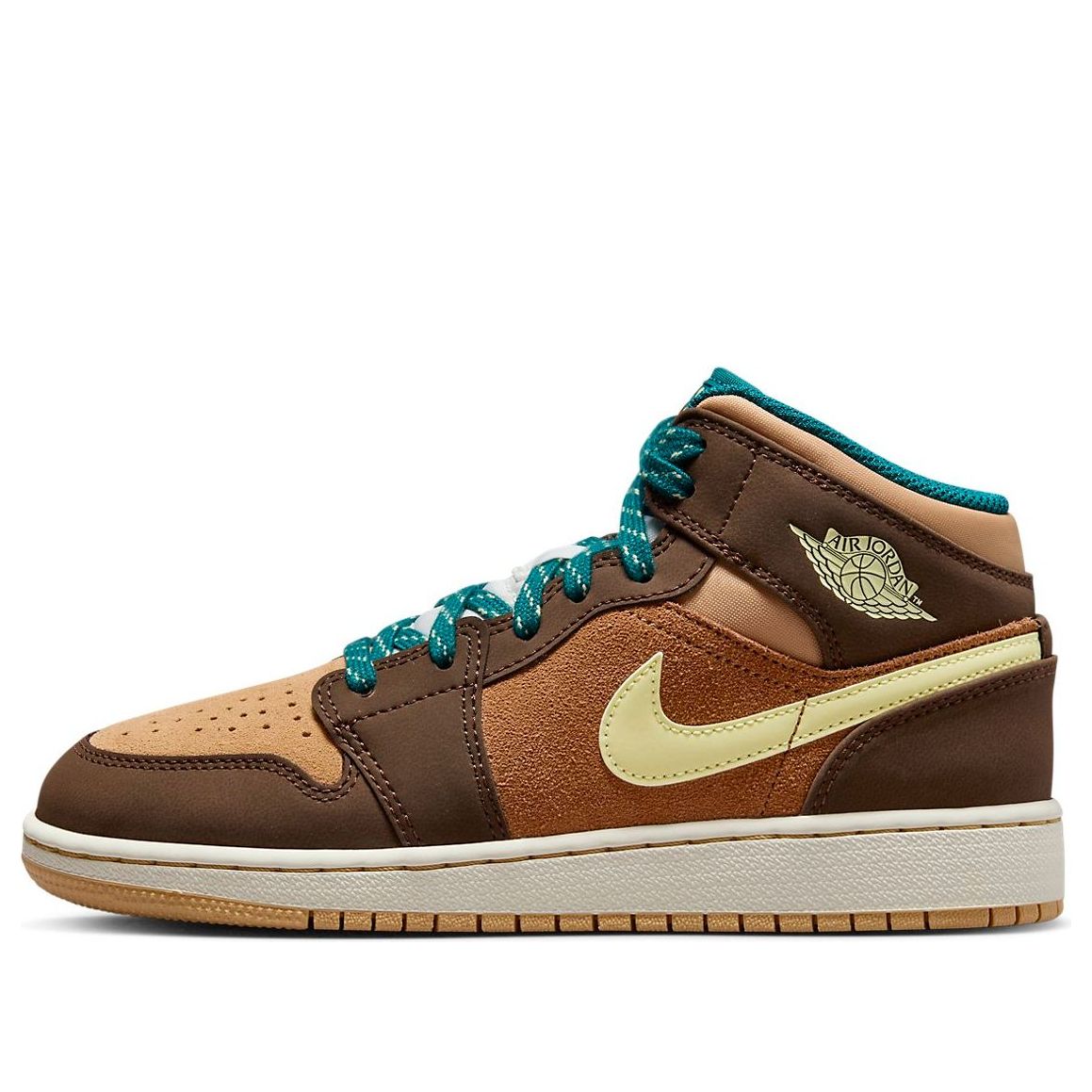 Кецове и обувки Jordan Air Jordan 1 Mid Кафяво | DZ6335-200, 0