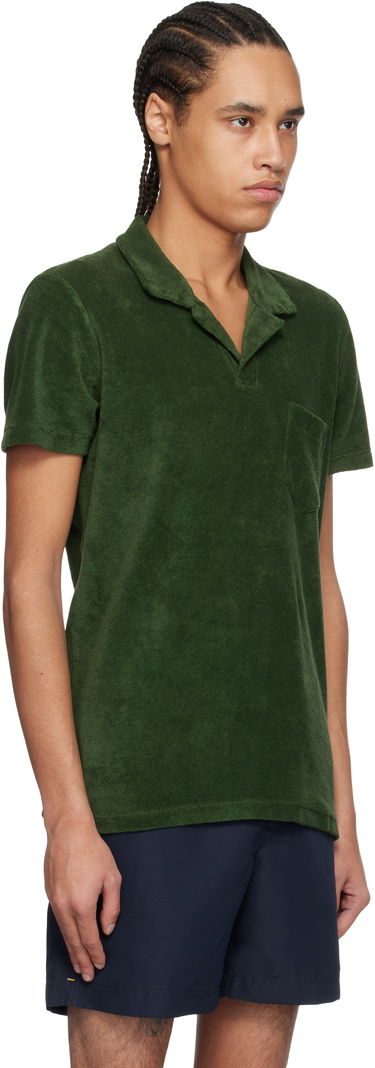 Поло тениска Orlebar Brown Orlebar Brown Terry Towelling Polo Зелено | 280307, 1