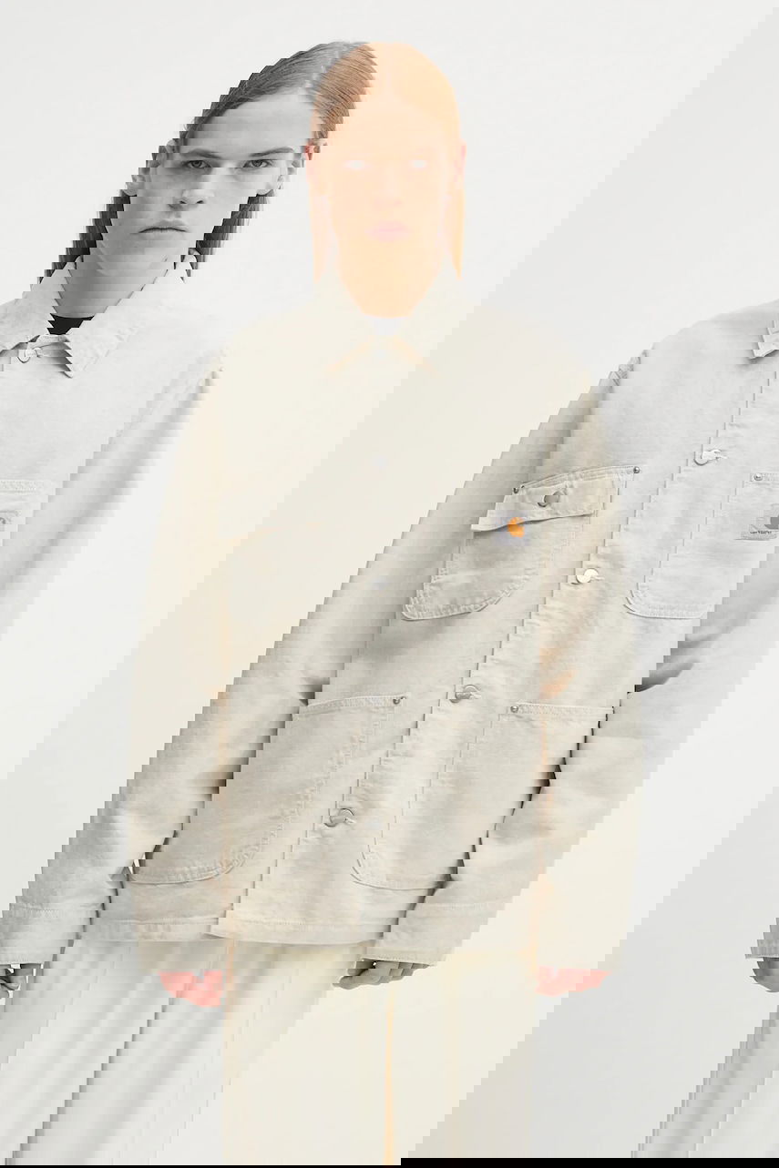 Яке Carhartt WIP Walter Linen Chore Jacket Бежово | I035552.502, 0