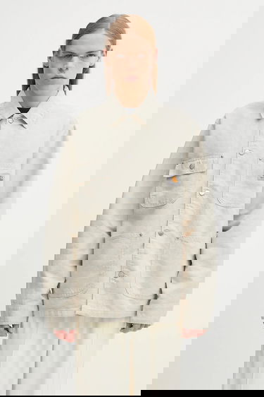 Яке Carhartt WIP Walter Linen Chore Jacket Бежово | I035552.502, 0