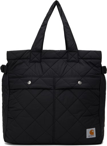 Голяма пазарска чанта Carhartt WIP Quilted Travel Tote Bag Черно | I033785 89XX, 0